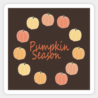 COZY PUMPKIN SEASON PATCH PATTERN AUTUMN FALL SEASON Sticker